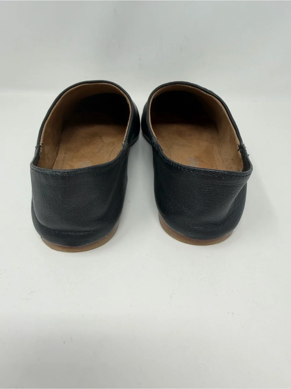 Jeffrey Campbell Vijay Leather Slip-on Flats Black Size 6 - Picture 5 of 10